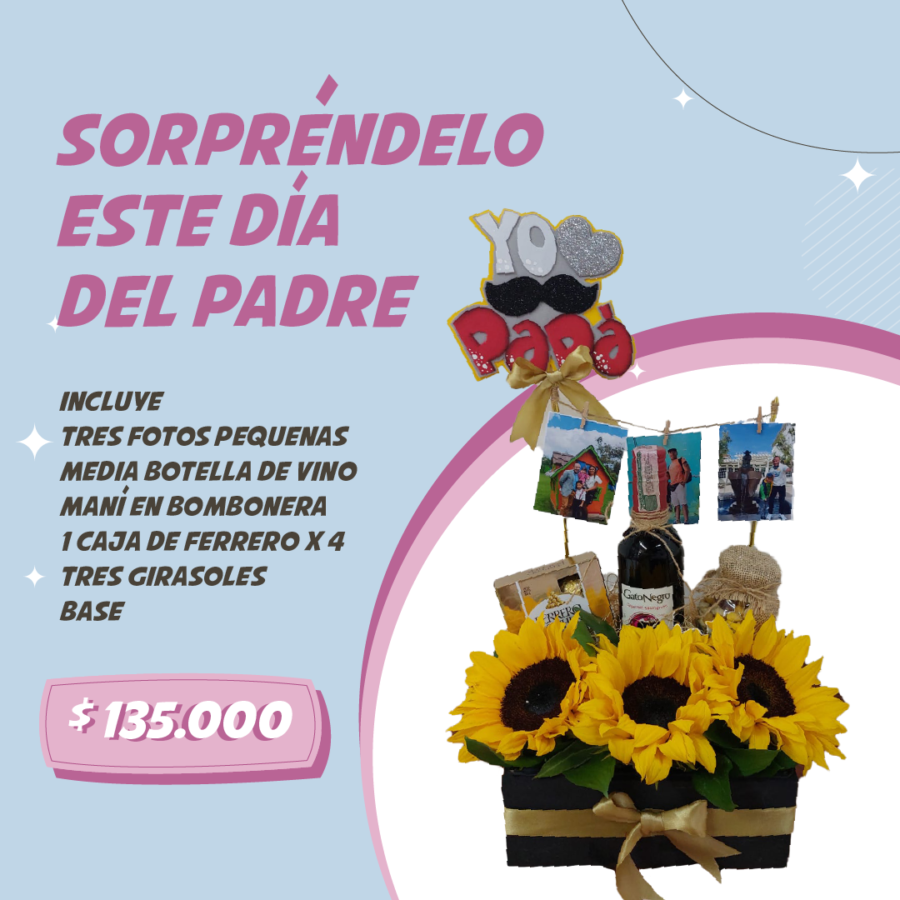 Ancheta Vino girasol papá