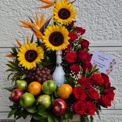 Frutero, Champaña, 24 Rosas