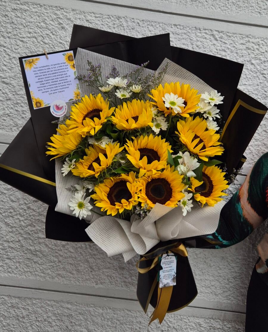 Bouquet Girasoles y Margaritas