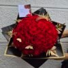 Bouquet buchon 100 Rosas 🌹 dorado
