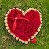 Corazon 60 rosas 36 ferrero.