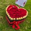 Corazon 60 rosas 36 ferrero.