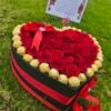 Corazon 60 rosas 36 ferrero.