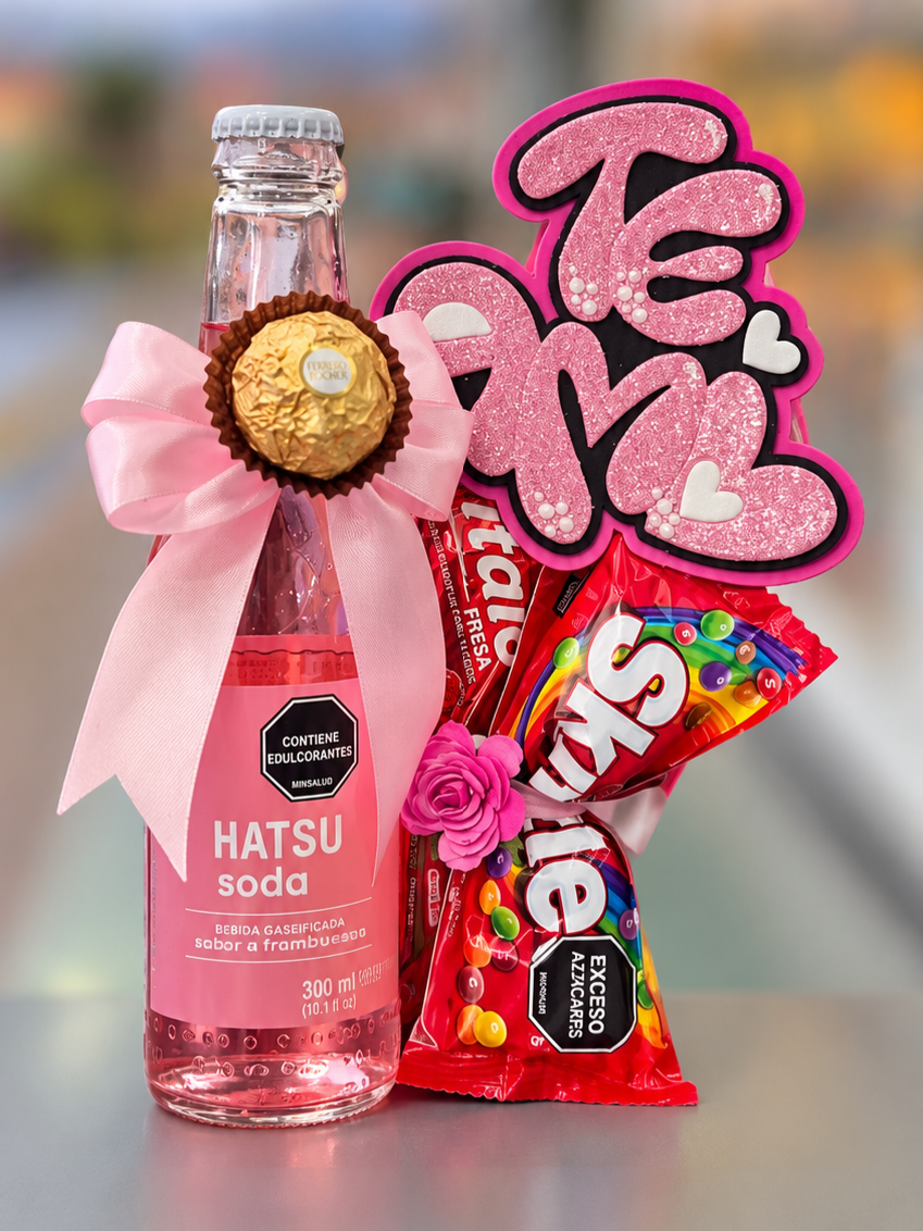 Detalle hatsu y chocolates.